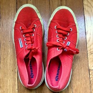 Superga Orange Sneakers - Size US 8/EUR 39